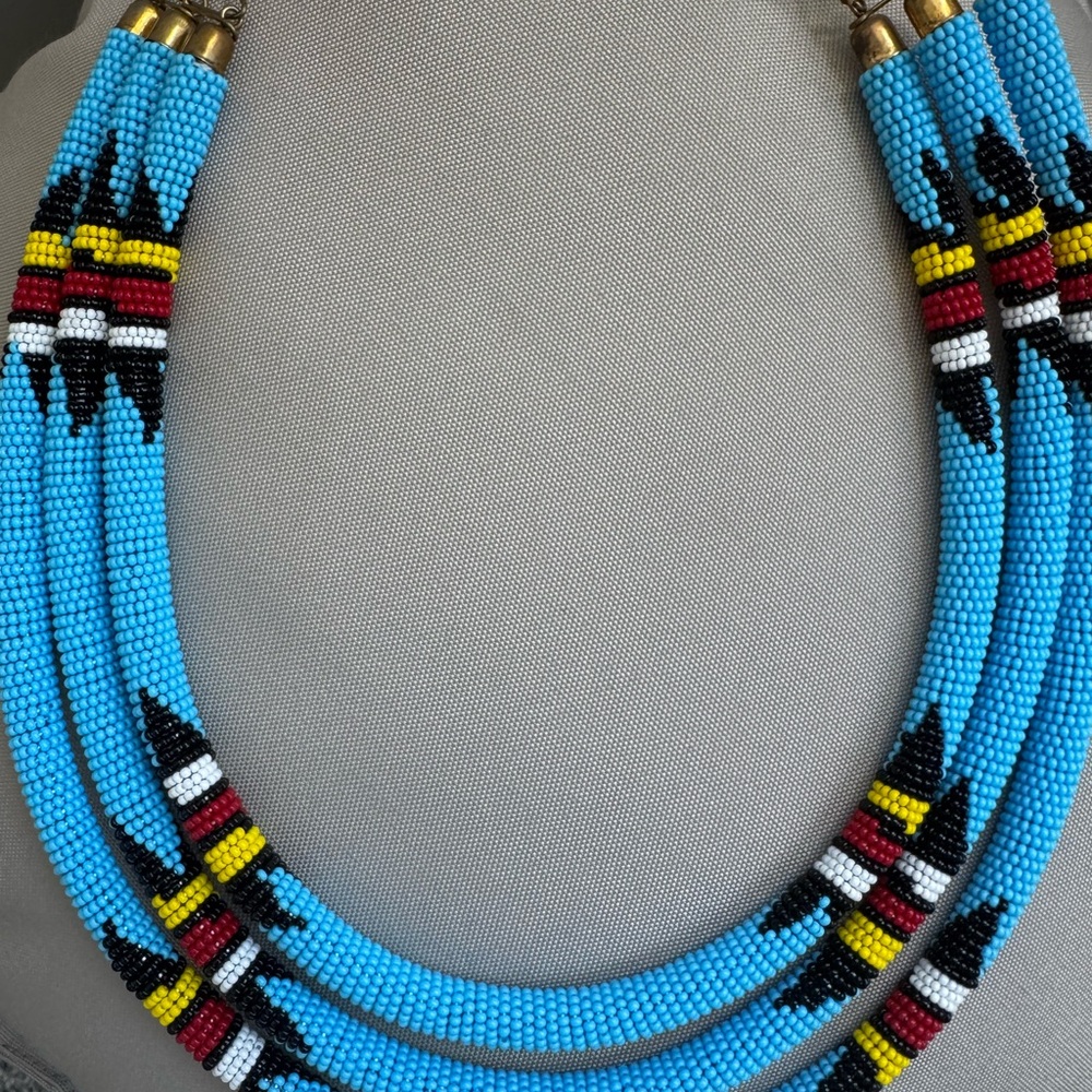 Handcrafted Multicolor Beaded Necklace